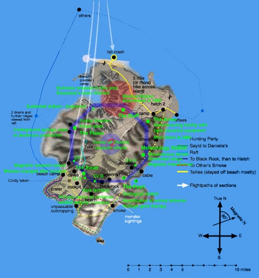 Mapas de la isla de LOST
